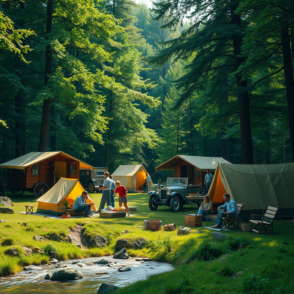 유럽 캠핑 운동과 대중화