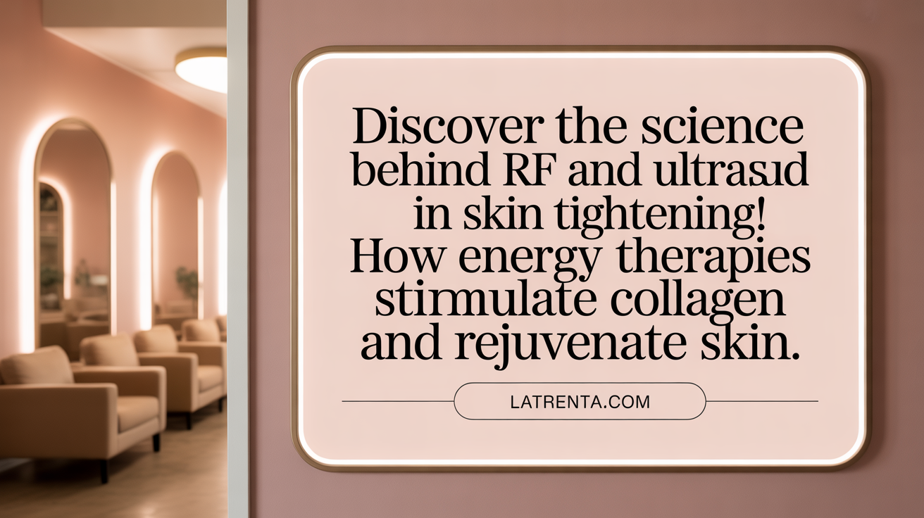 Discover the science behind RF and ultrasound in skin tightening! How energy stimulates collagen and rejuvenates skin.