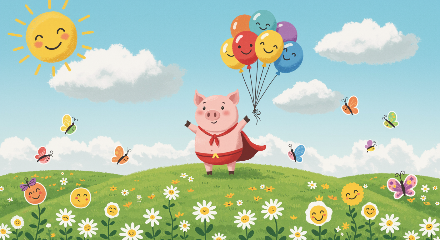 cartoon pig