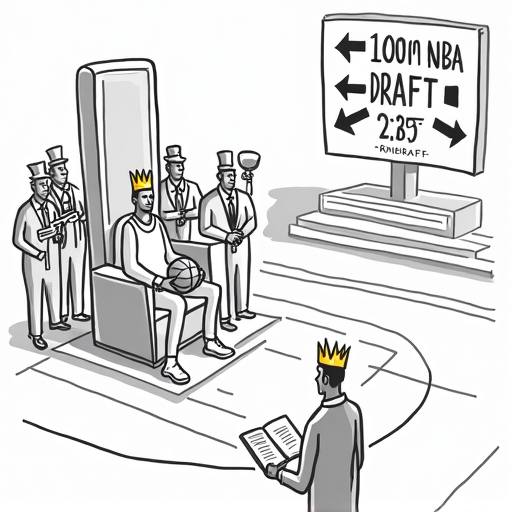 2025 NBA Draft Continues with Trades and Picks single-panel cartoon