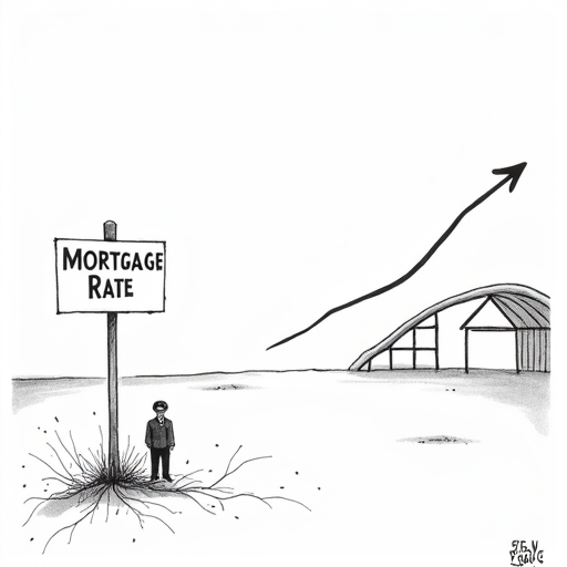 U.S. Home Sales Hit Lowest May in 16 Years single-panel cartoon
