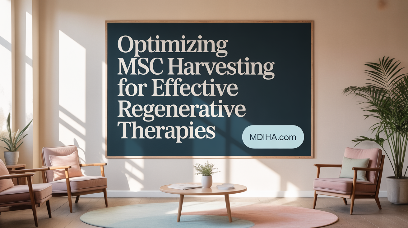 Optimizing MSC Harvesting for Effective Therapies