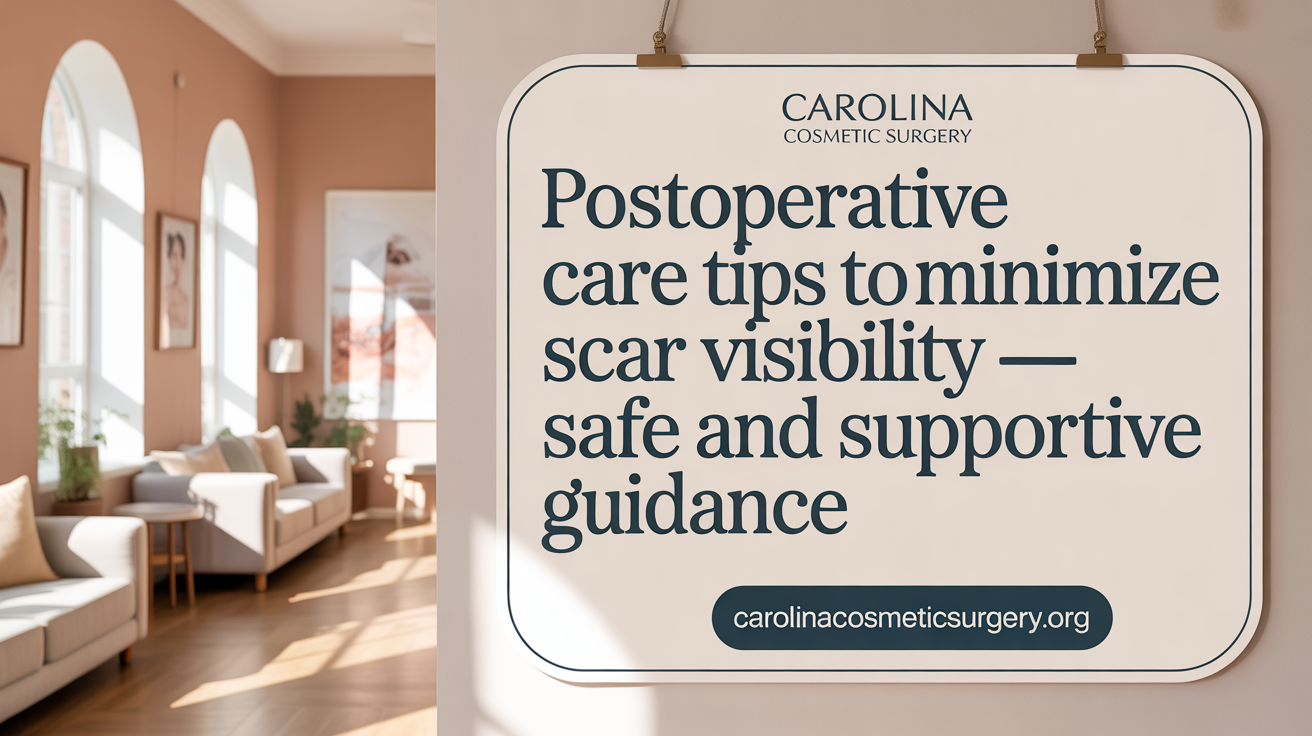 Postoperative Care Tips to Minimize Scar Visibility