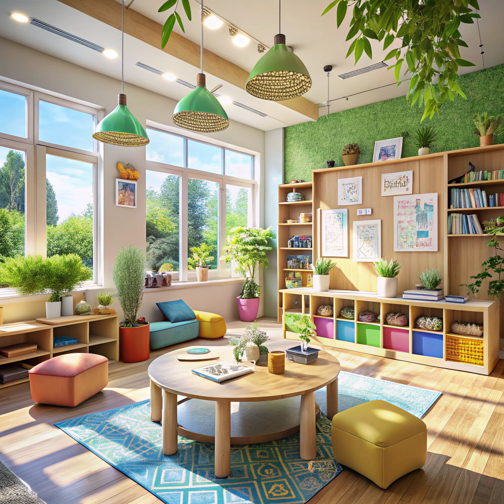 Inspiring Indoor Learning Space for Kids