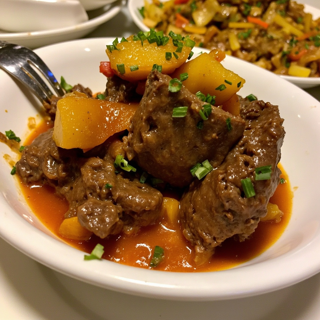 Pepper Steak with Bell Peppers and Onion