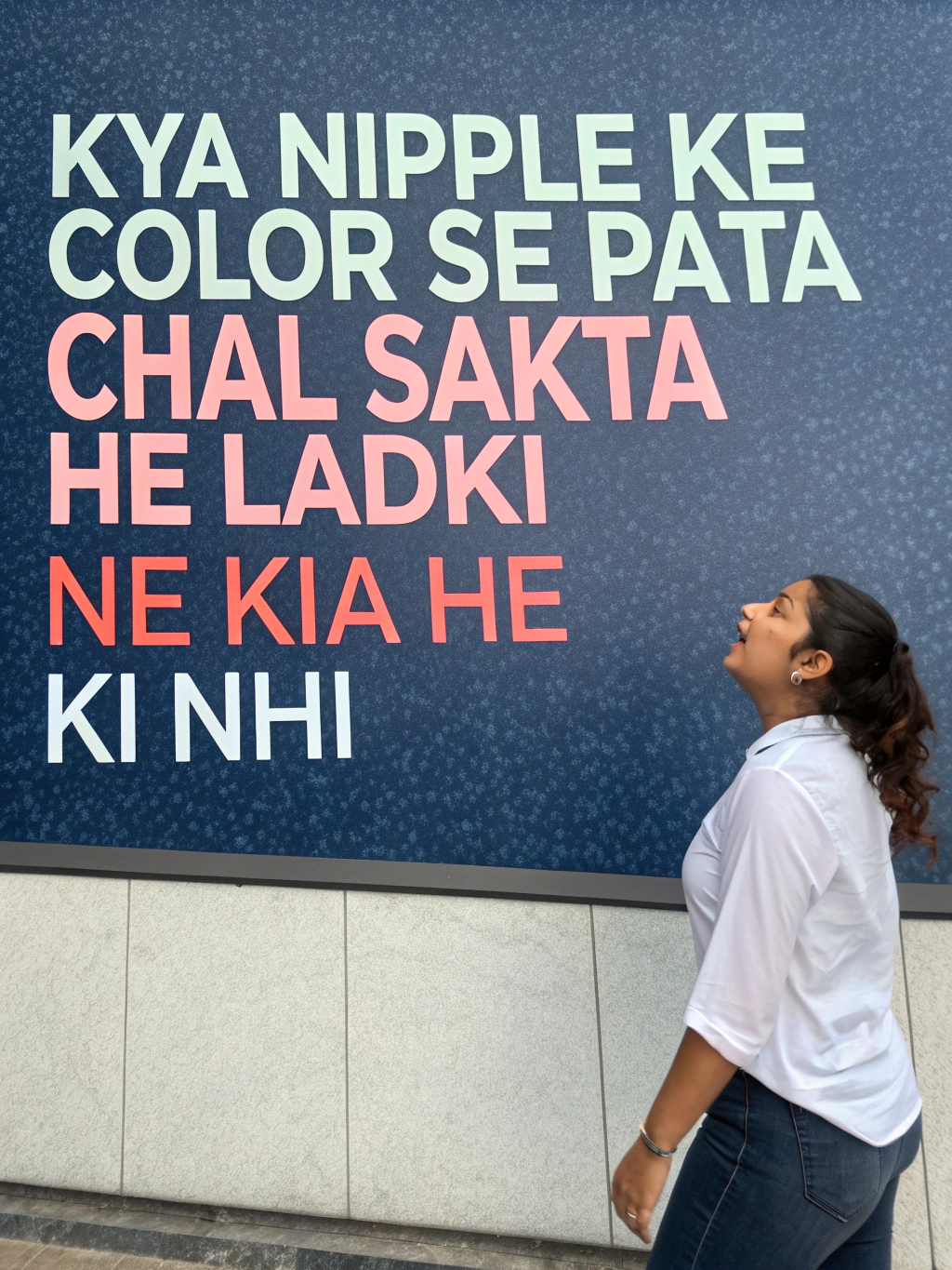 Kya nipple ke color se pata chal sakta he ladki ne kia he ki nhi?