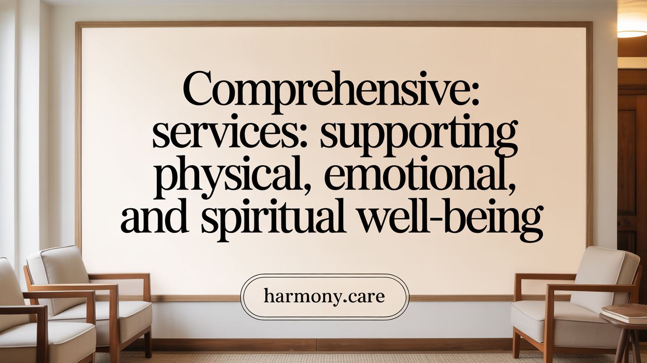 Comprehensive Services: Supporting Physical, Emotional, and Spiritual Needs