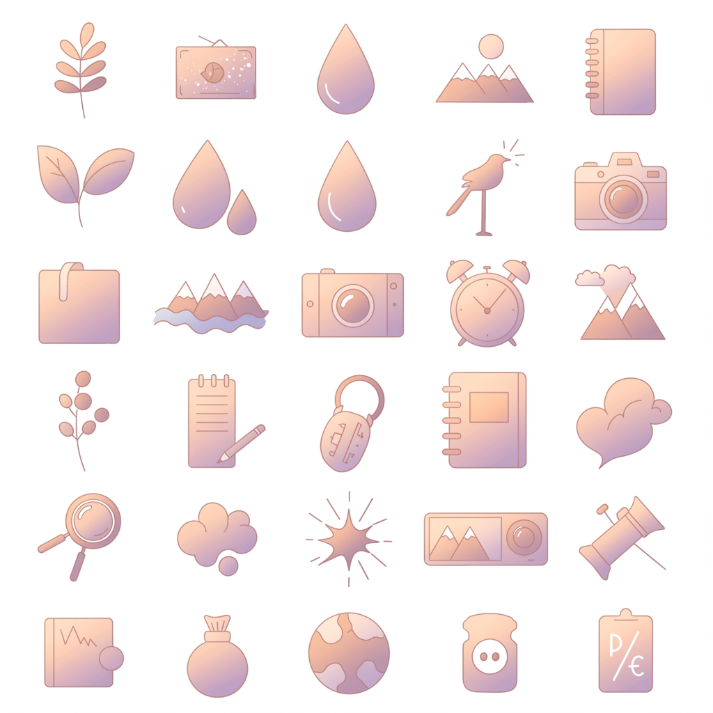aesthetic icons