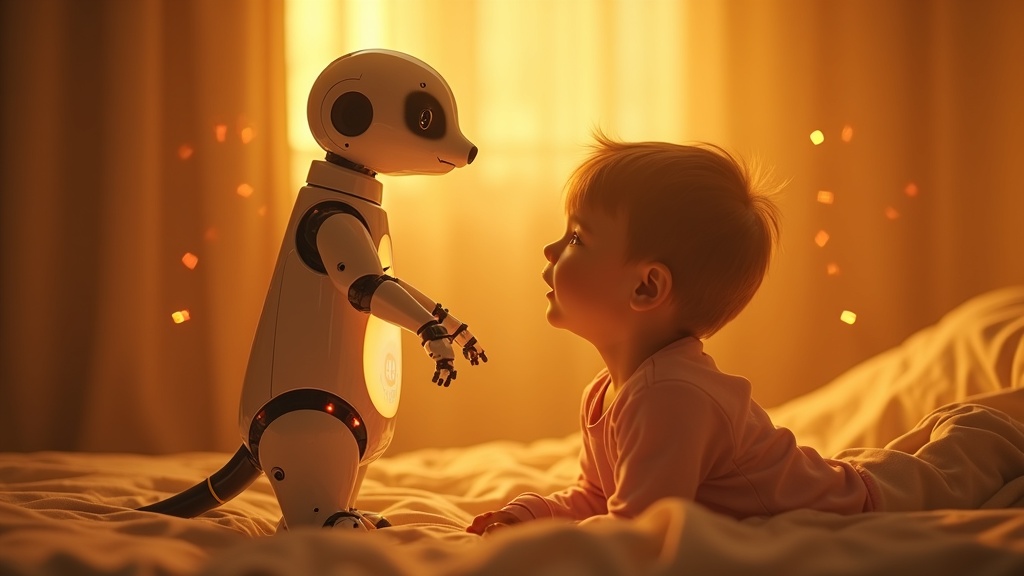 Un conejo blanco, ejemplo de la inspiración animal en la robótica social como la que da vida al Poketomo robot emocional.