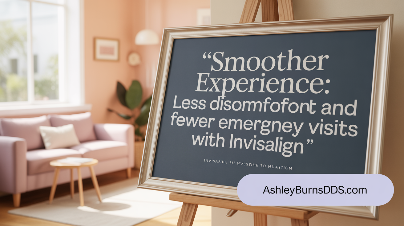 Smoother Experience: Less Discomfort and Fewer Emergency Visits with Invisalign