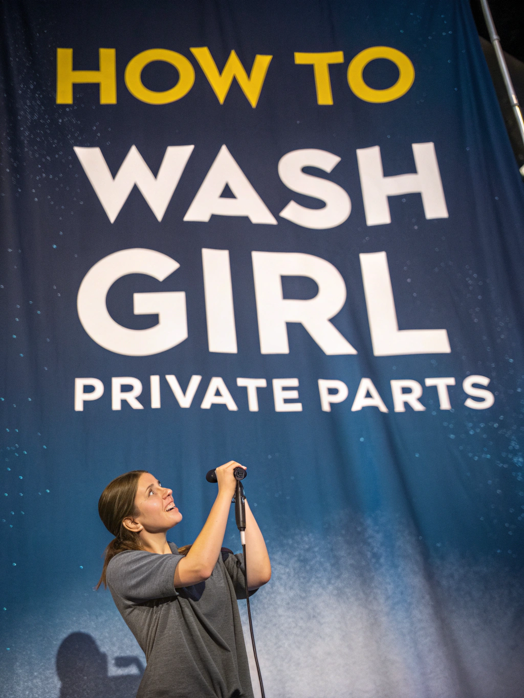 How to wash girl private parts