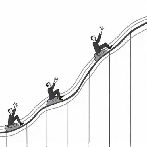 Asian Stocks Rise on Trade Deal Optimism single-panel cartoon