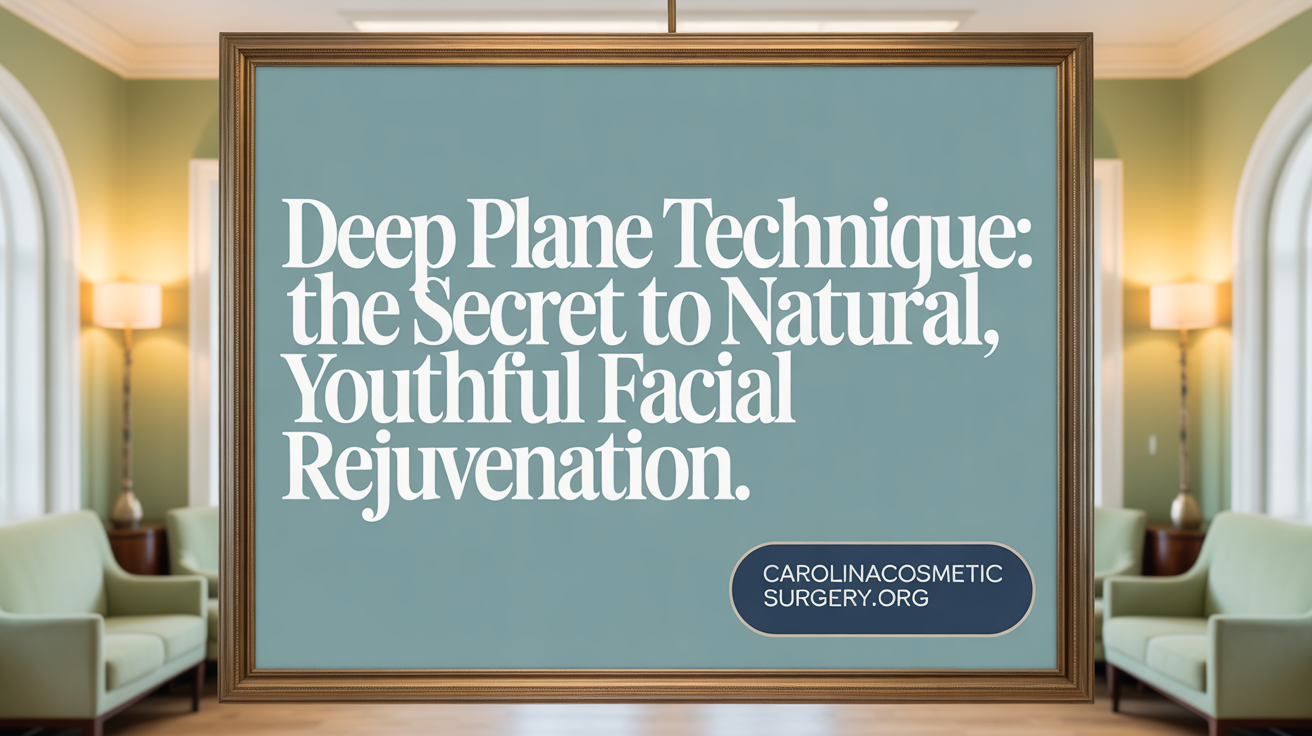Deep Plane Technique: The Secret to Authentic, Long-Lasting Facial Rejuvenation