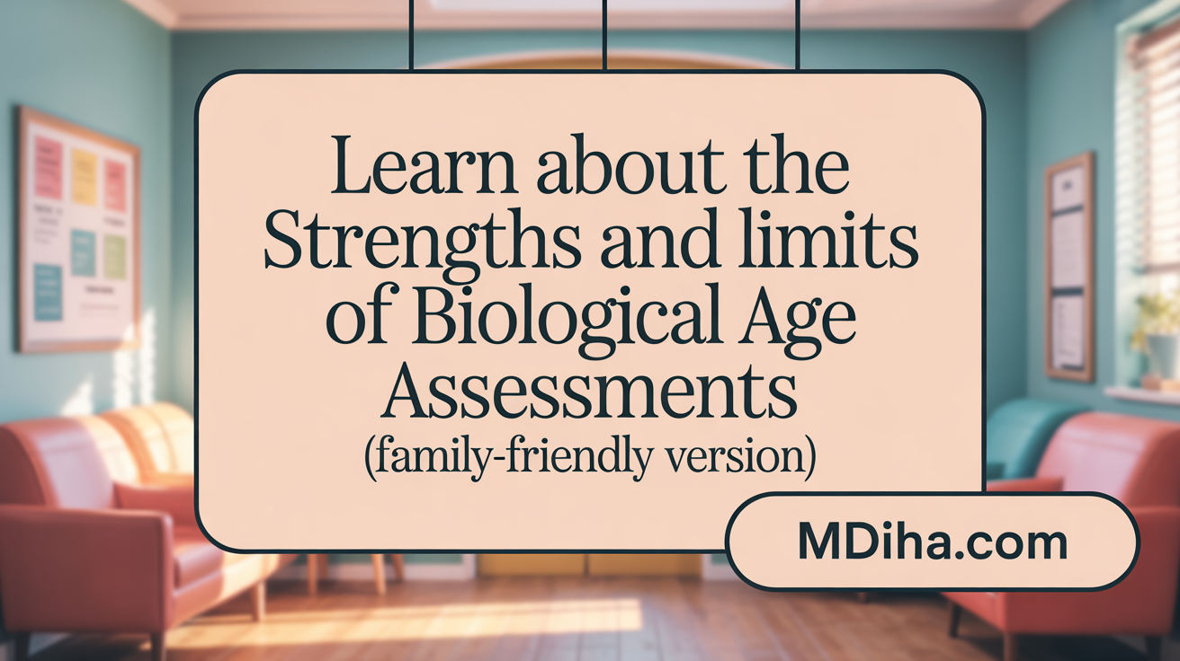 Learn About the Strengths and Limits of Biological Age Assessments