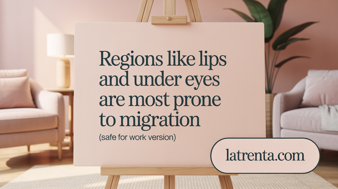 Regions Like Lips and Under Eyes Are Most Prone to Migration