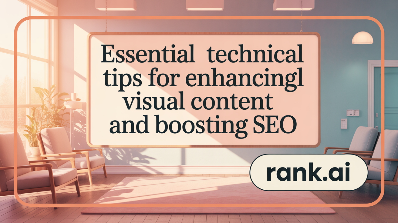 Essential Technical Tips for Optimizing Visual Content and Improving SEO