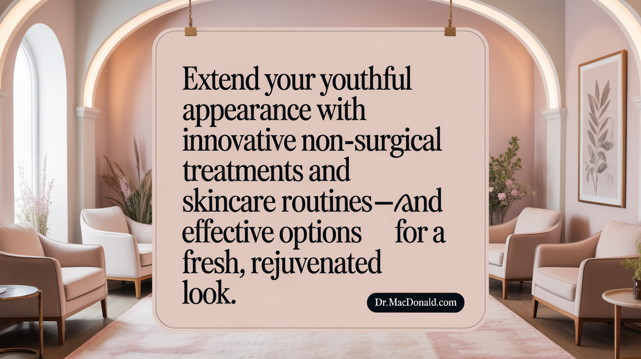 Extend your youthful appearance with innovative non-surgical treatments and skincare routines
