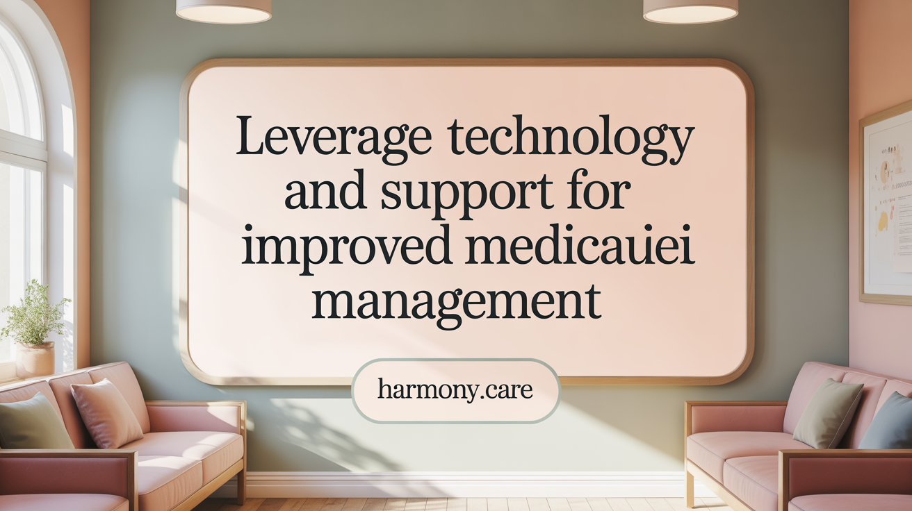 Leverage Technology and Support for Safer Medication Management