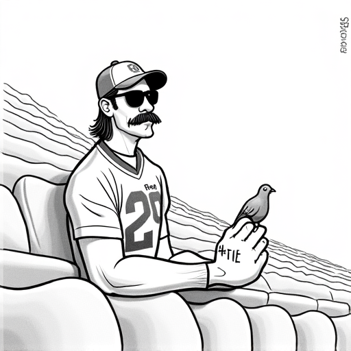 Aaron Rodgers plans to retire and avoid public life single-panel cartoon