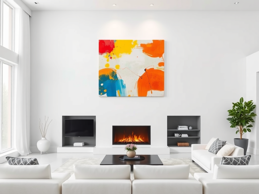 3. Incorporate Statement Art Pieces