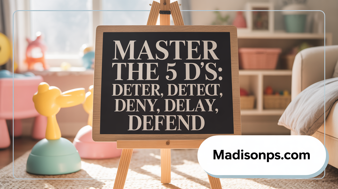 Master the 5 D's: Deter, Detect, Deny, Delay, Defend