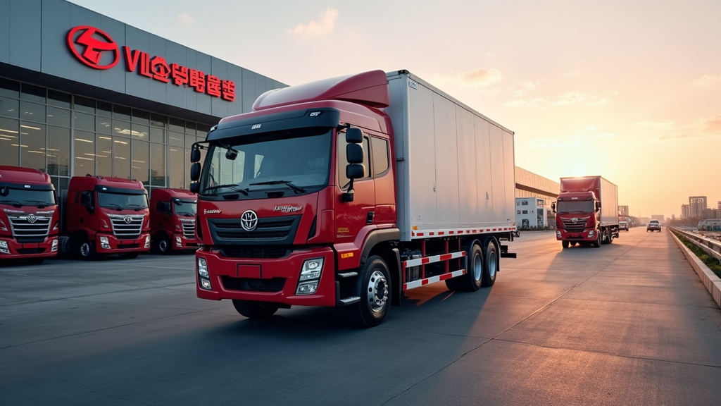 1. Tổng quan về dòng xe tải trung Dongfeng Hoàng Huy