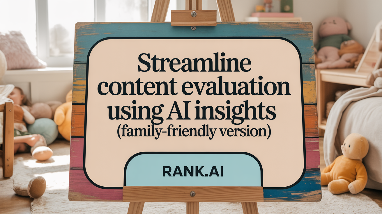 Streamline Content Evaluation Using AI Insights