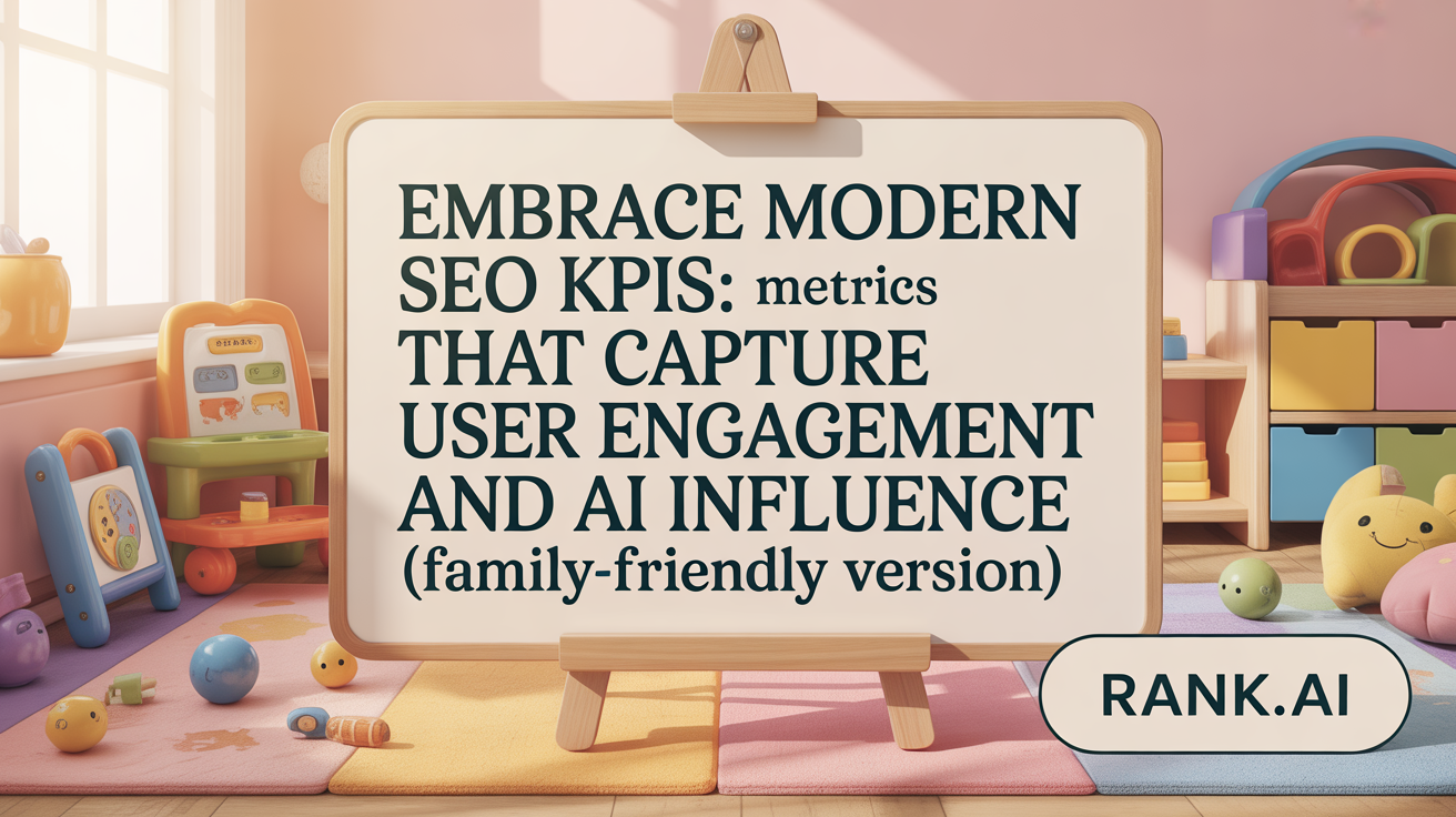 Embrace modern SEO KPIs: Metrics that capture user engagement and AI influence