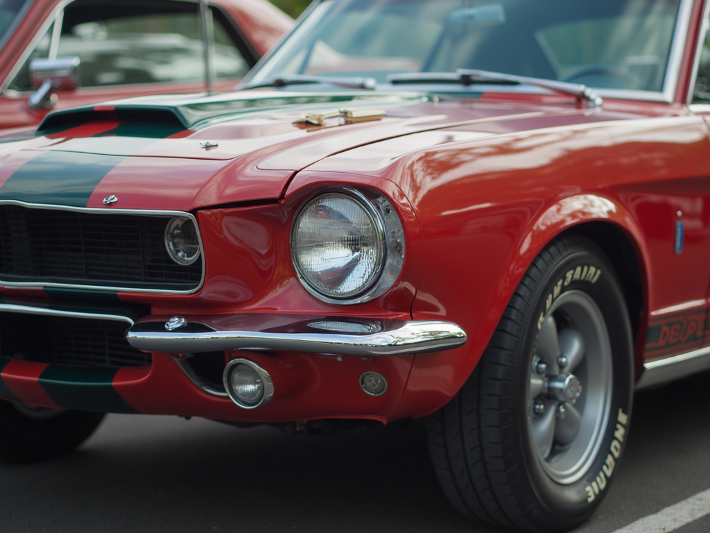 Classic car display warning sign