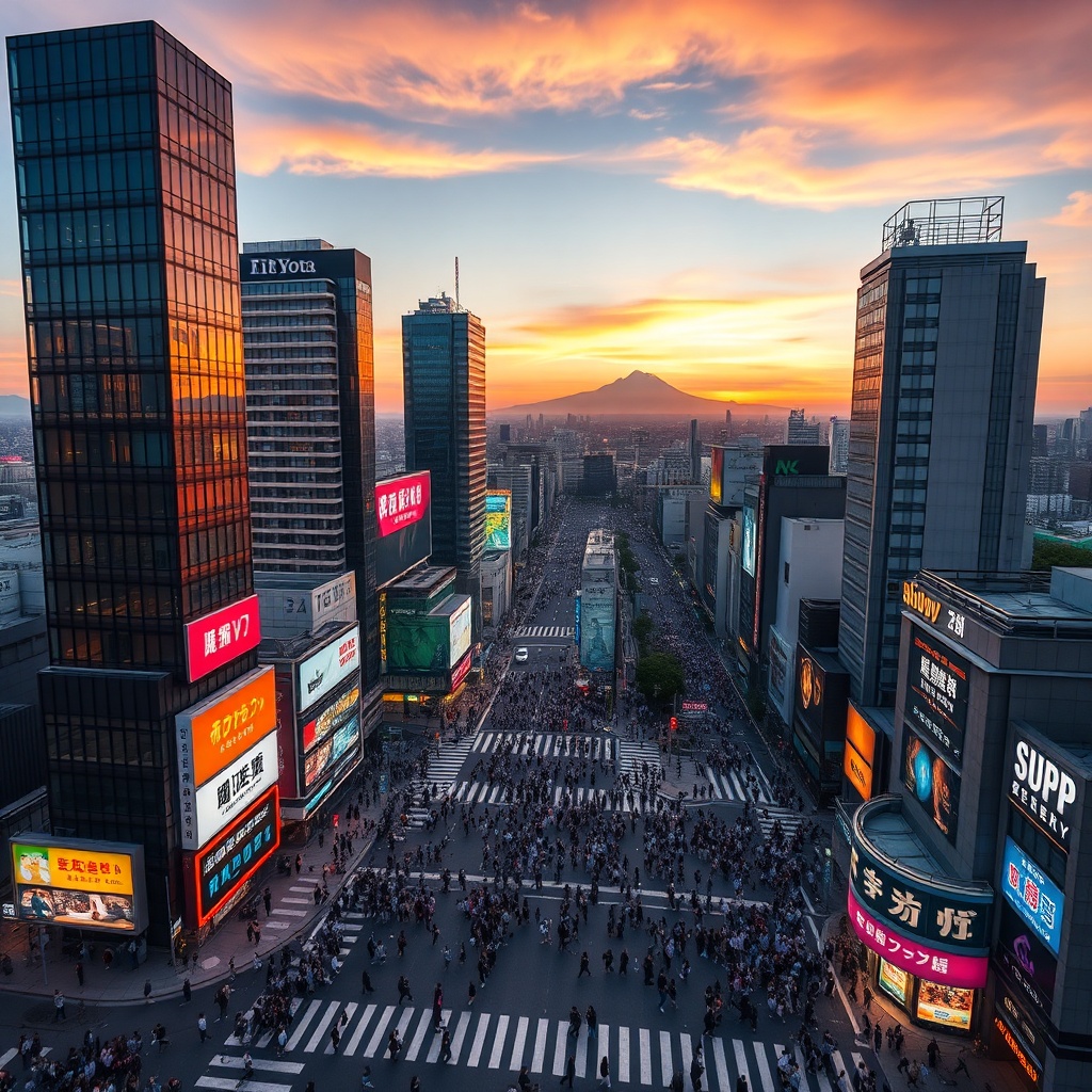 The Viewpoint: Shibuya Crossing from Above