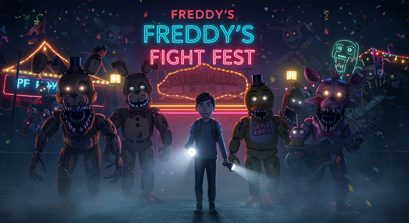 fnaf movie poster