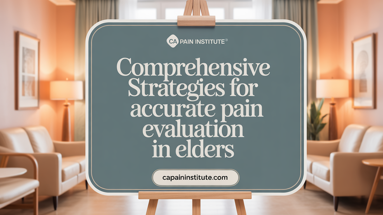 Comprehensive Strategies for Accurate Pain Evaluation in Elders