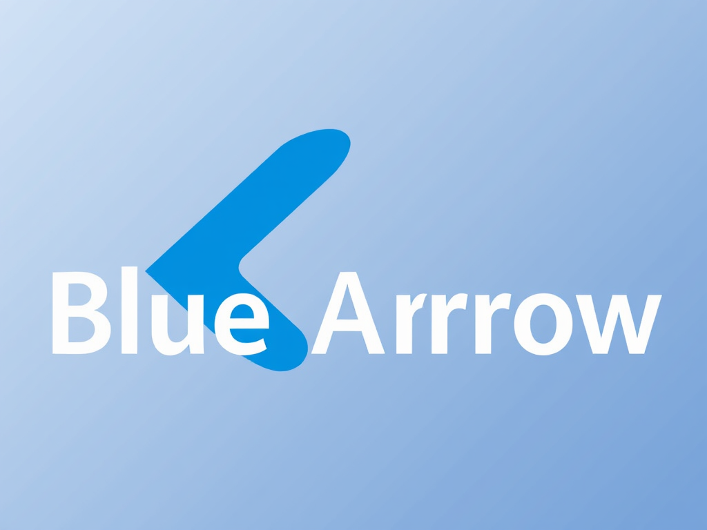 Blue Arrow Logo