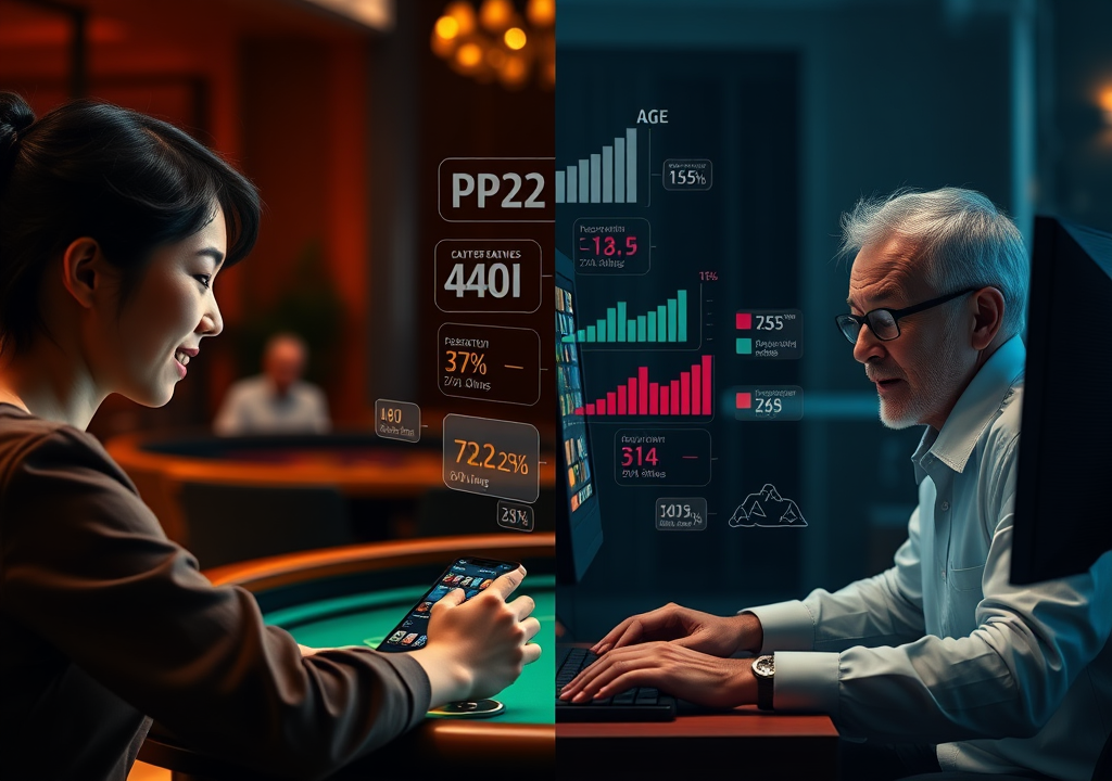 라이브 카지노가 대세? 실제 이용자 통계로 보는 인기 비결 연령대별·지역별 라이브 카지노 선호도 분석 결과