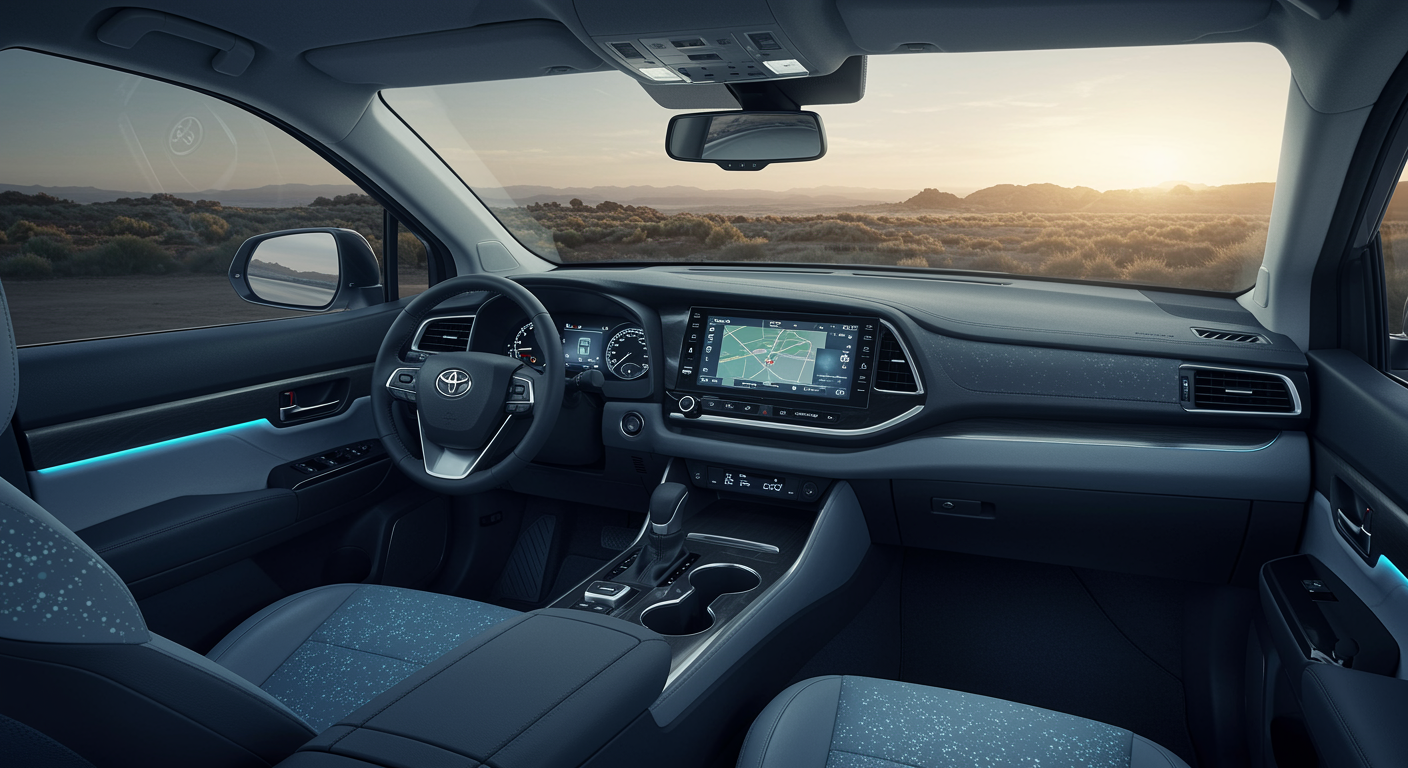 toyota grand highlander interior