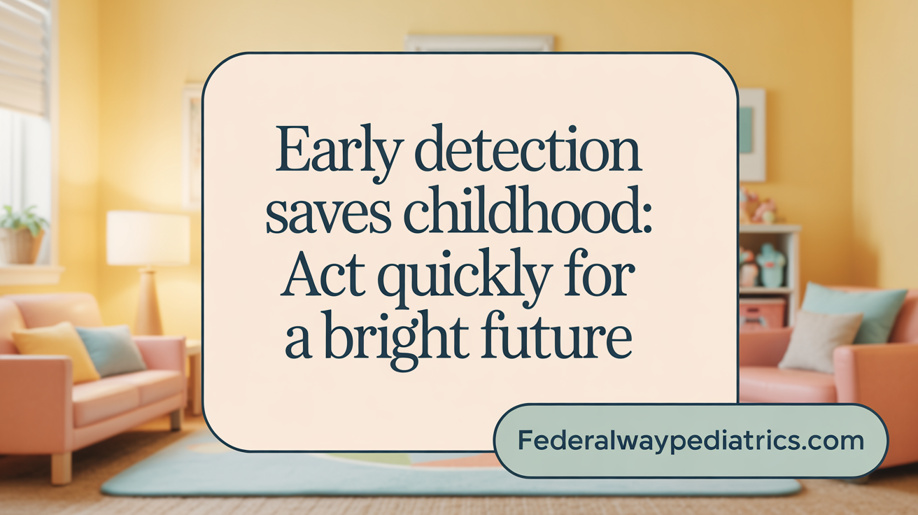 Early Detection Saves Childhood: Act Promptly