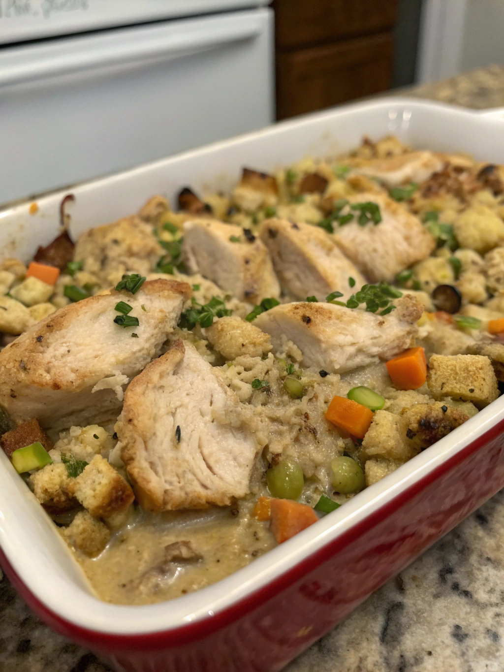 Chicken and Stuffing Casserole Ingredients