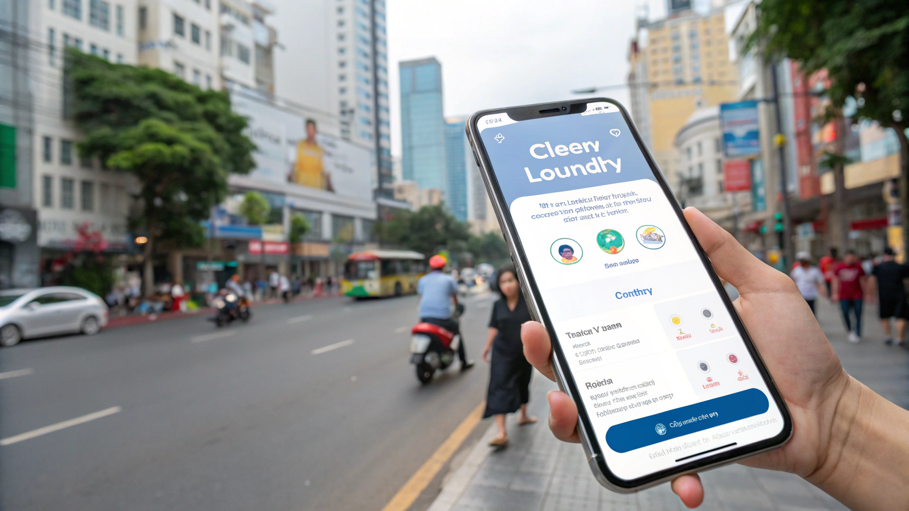 Đặt lịch giặt ủi online dễ dàng với Giặt ủi Quận 1