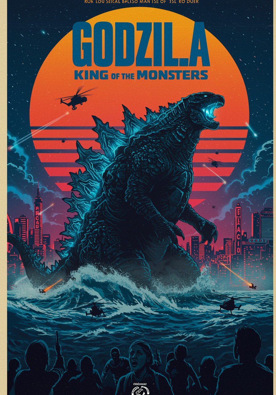 godzilla poster