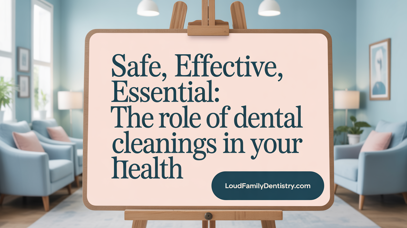 Safe, Effective, Essential: The Role of Dental Cleanings in Your Health