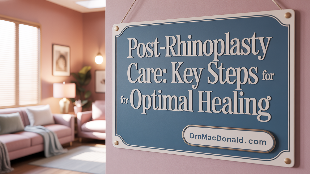 Post-Rhinoplasty Care: Key Steps for Optimal Healing