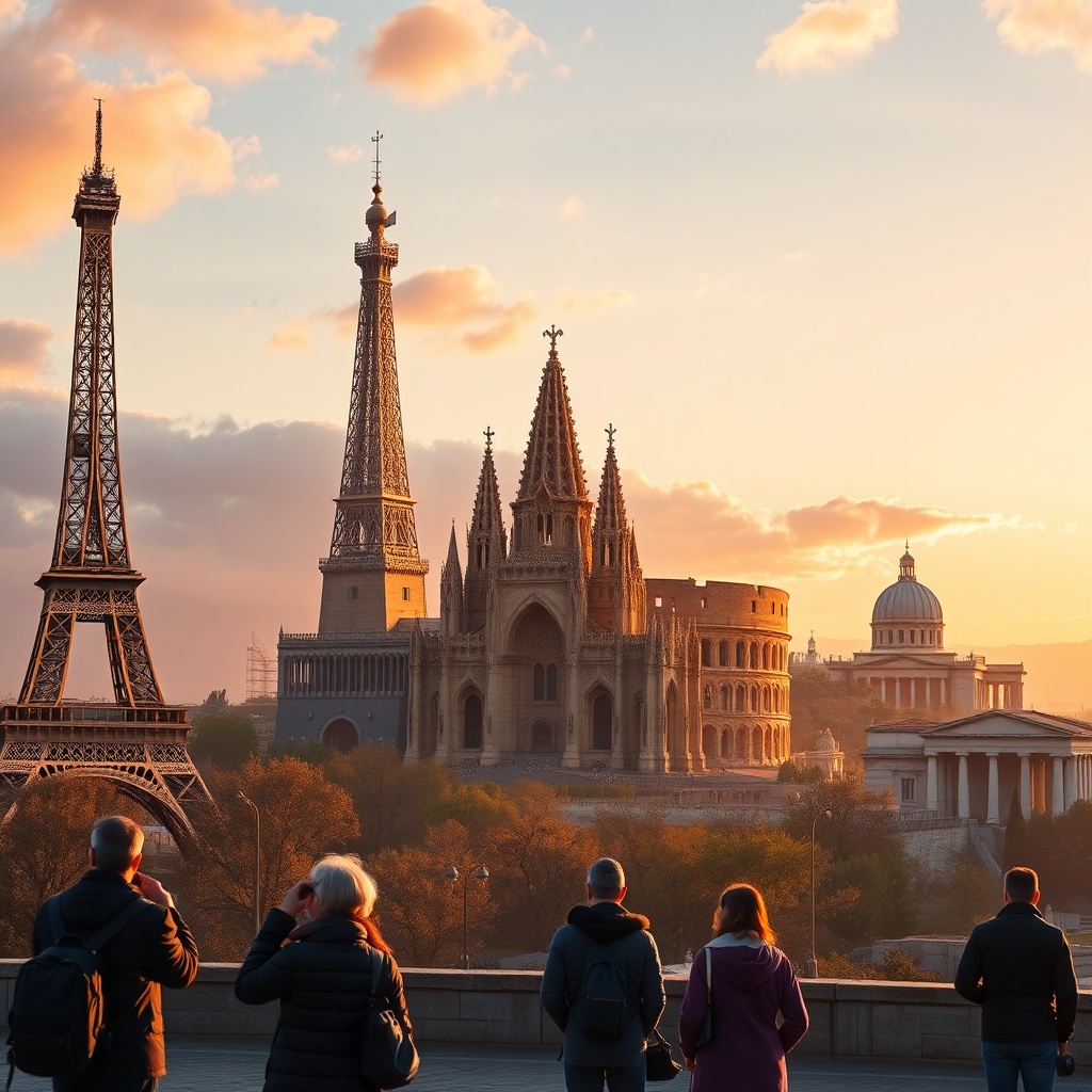 Golden Hour Magic: Europe’s Timeless Icons