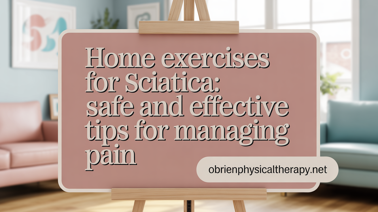 Home Exercises for Sciatica: Safe and Effective Tips for Managing Pain
