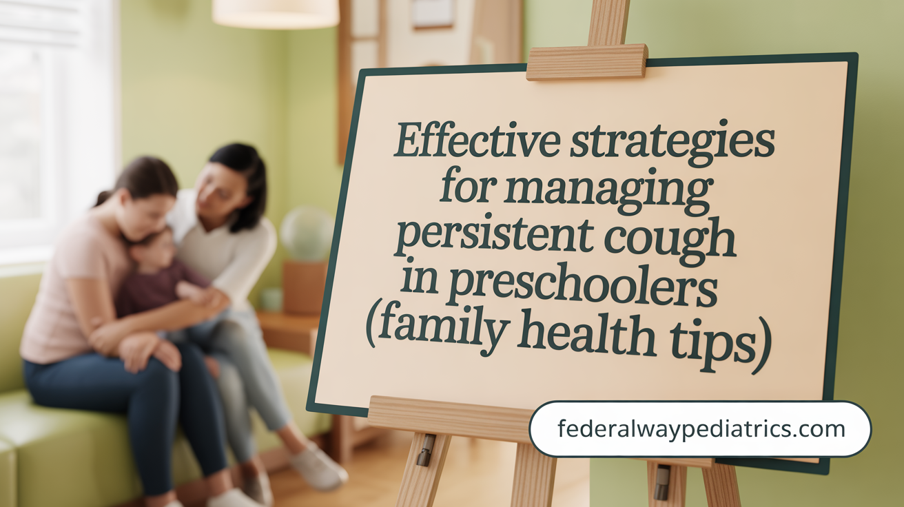 Effective Strategies for Managing Persistent Cough in Preschoolers