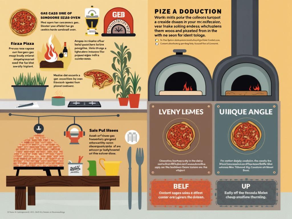 Gas pizza oven in backyard