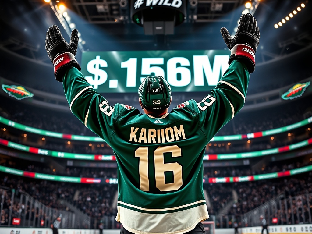 Kaprizov Signs 8-Year $136M Contract with Minnesota Wild