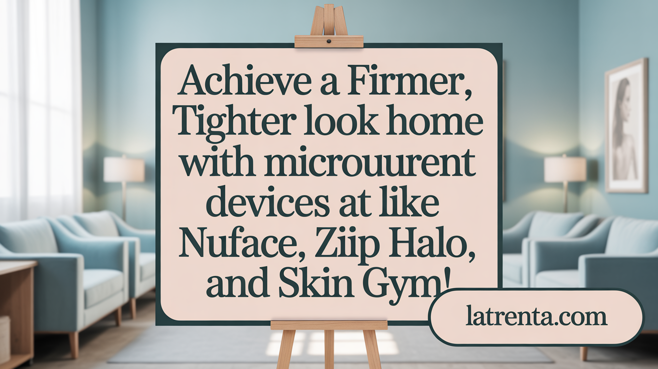Achieve a Firmer, Tighter Look at Home with Microcurrent Devices like NuFace, Ziip Halo, and Skin Gym!