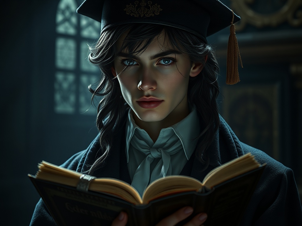 Academy Scholar - Dark Academia character
