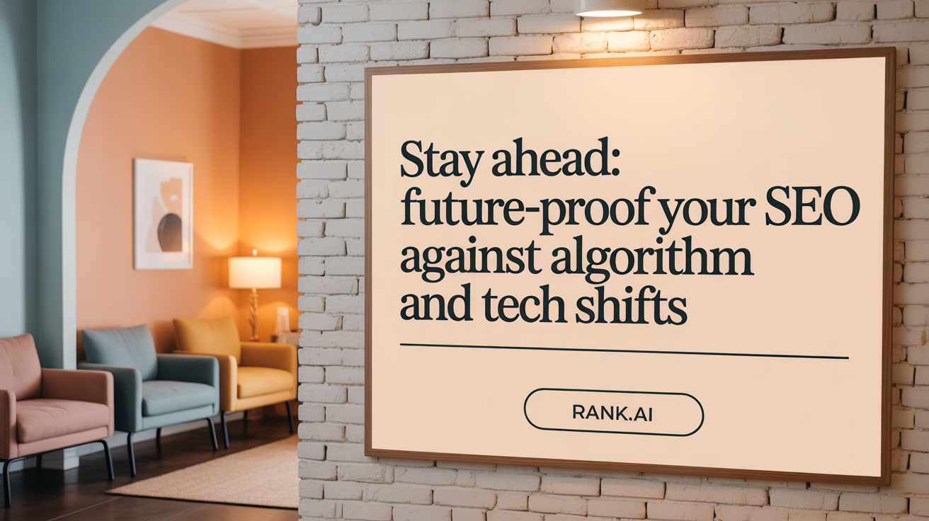Stay Ahead: Future-Proof Your SEO Against Algorithm and Tech Shifts