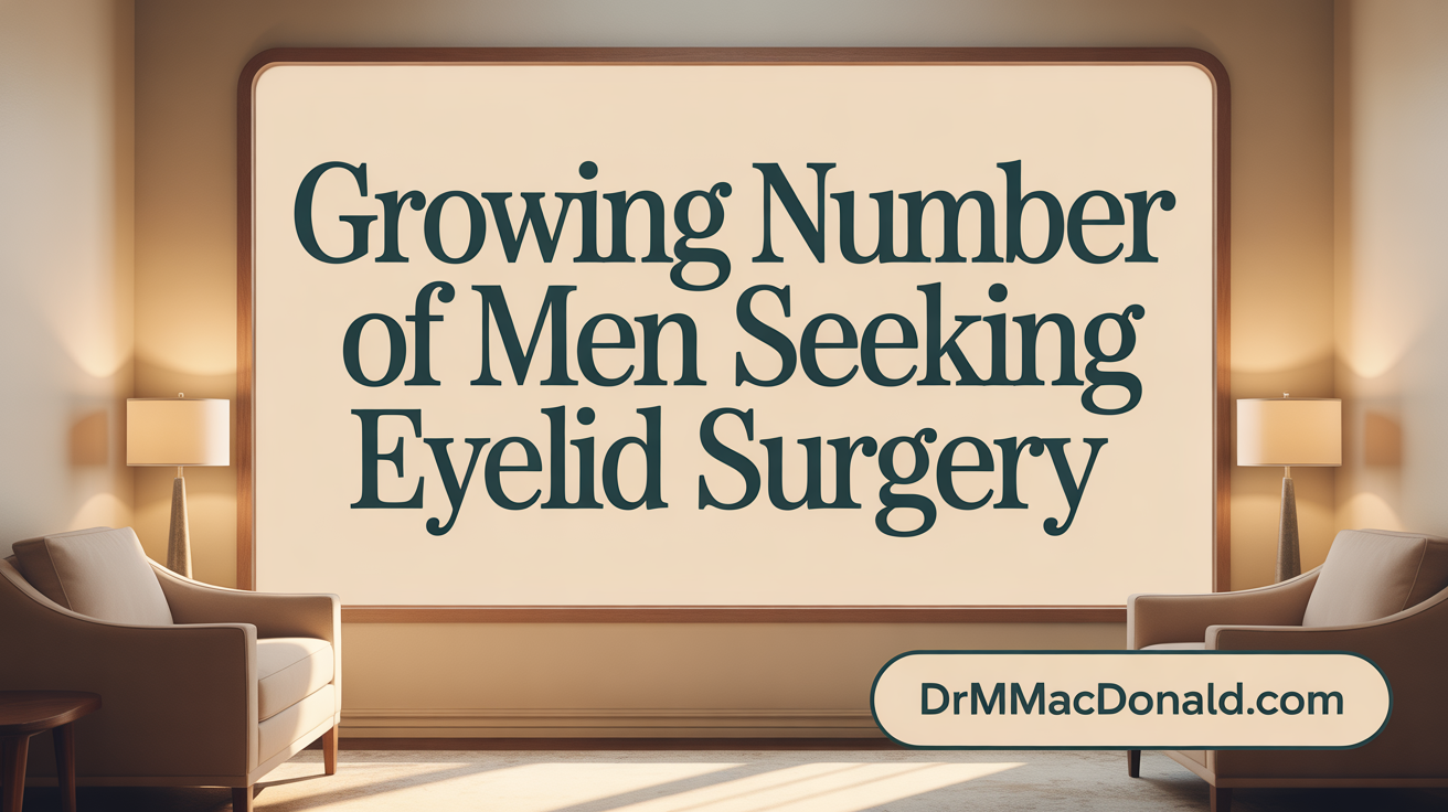 Growing Number of Men Seeking Eyelid Surgery